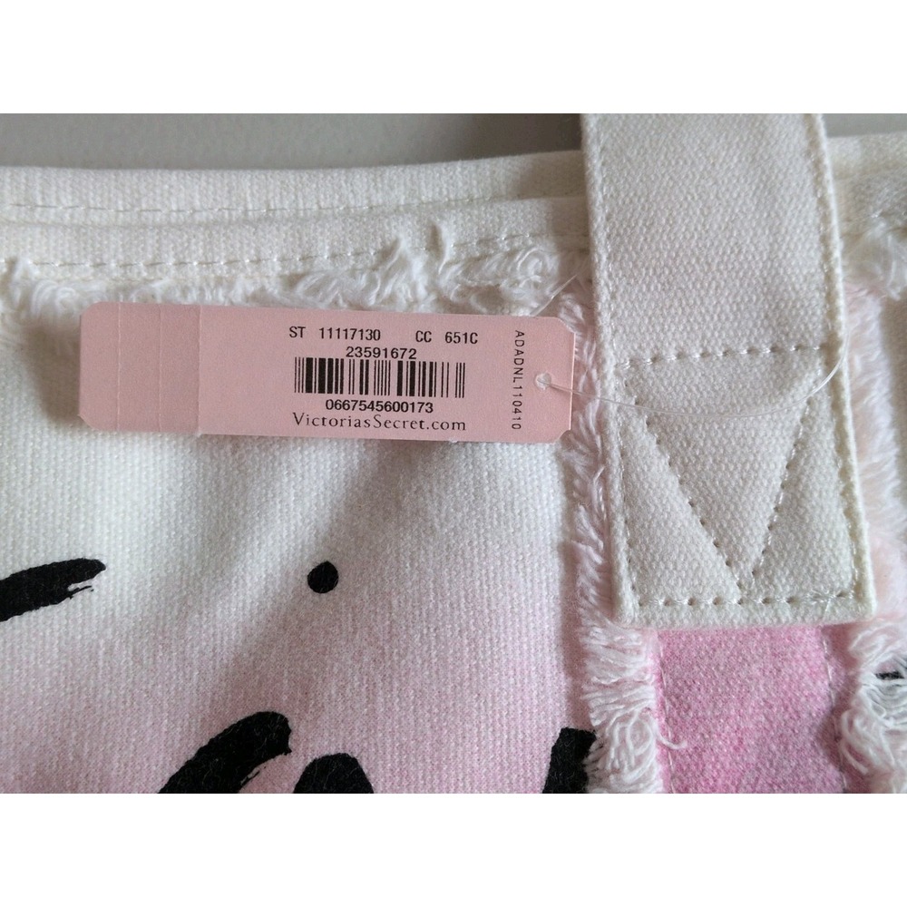Victoria's Secret Ombre Pink and White Tote - Picture 4 of 9